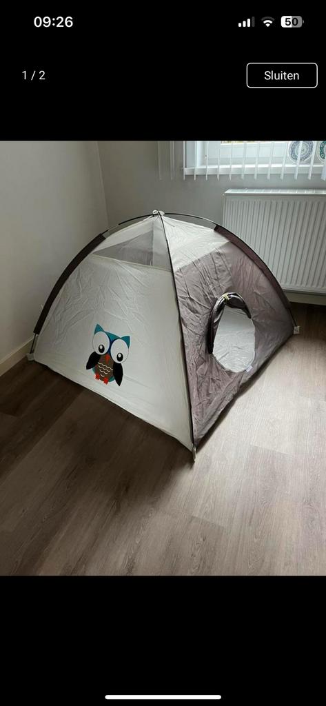 Speeltent voor kinderen, Caravans en Kamperen, Ophalen, Zo goed als nieuw