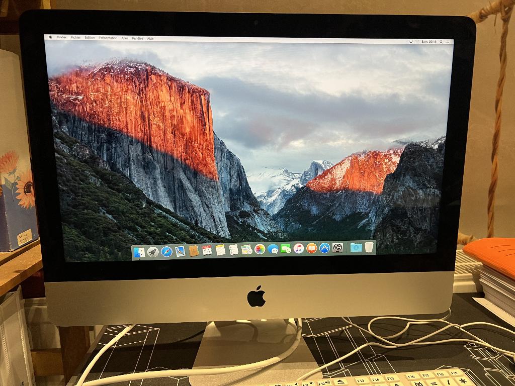 iMac 21,5” fin 2015 – Écran IPS Full HD – 8 Go RAM – 1 To, IMac, Enlèvement, 1 TB, 21 pouces