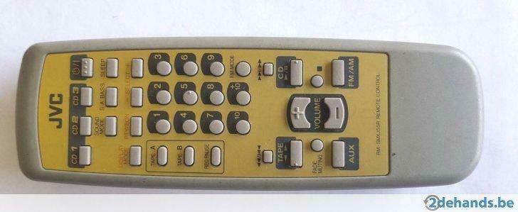 Afstandsbediening Jvc rm-smxj55r, Audio, Tv en Foto, Afstandsbedieningen, Ophalen of Verzenden, Gebruikt