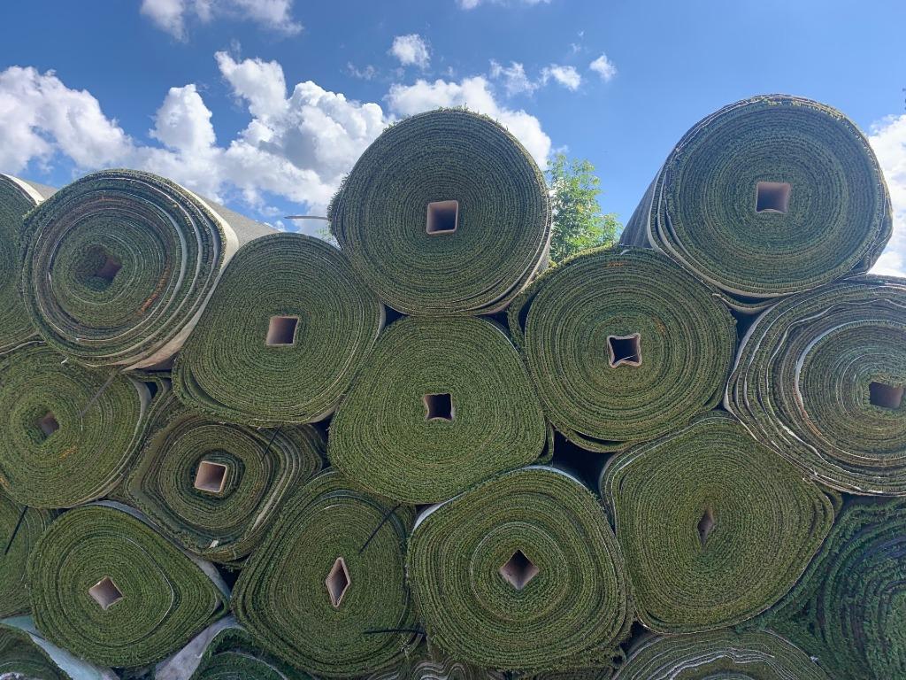 Mooi Rollen Kunstgras 170m2 (4 x 43m) €275,-, Tuin en Terras, Ophalen, Gebruikt, 20 m² of meer, Kunstgras