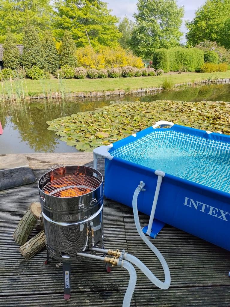 Zwembad verwarming houtgestookt 20000L baden, Ophalen of Verzenden, Nieuw, Verwarming