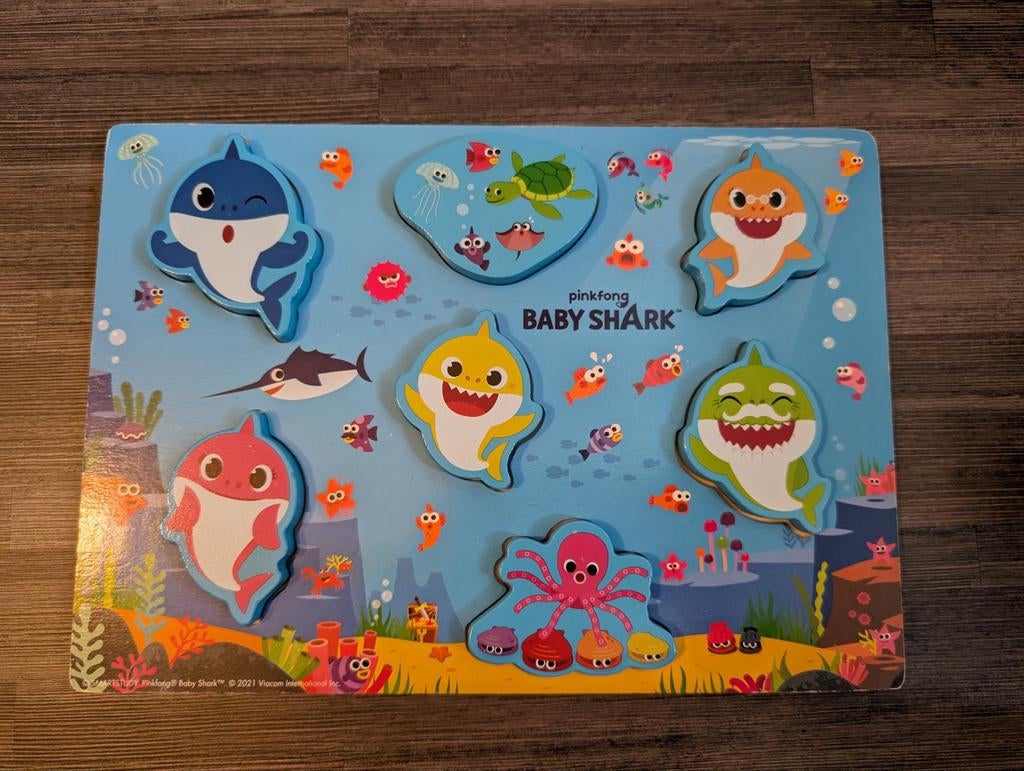 Houten leg puzzel Baby Shark, Ophalen