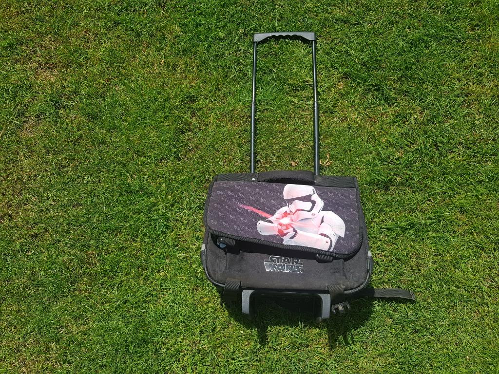 Kinder trolley boeketas, Ophalen, Gebruikt