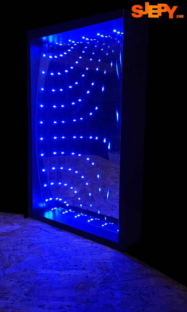 Miroir Infinity Smile 60x38cm, Envoi, Neuf, Décoration