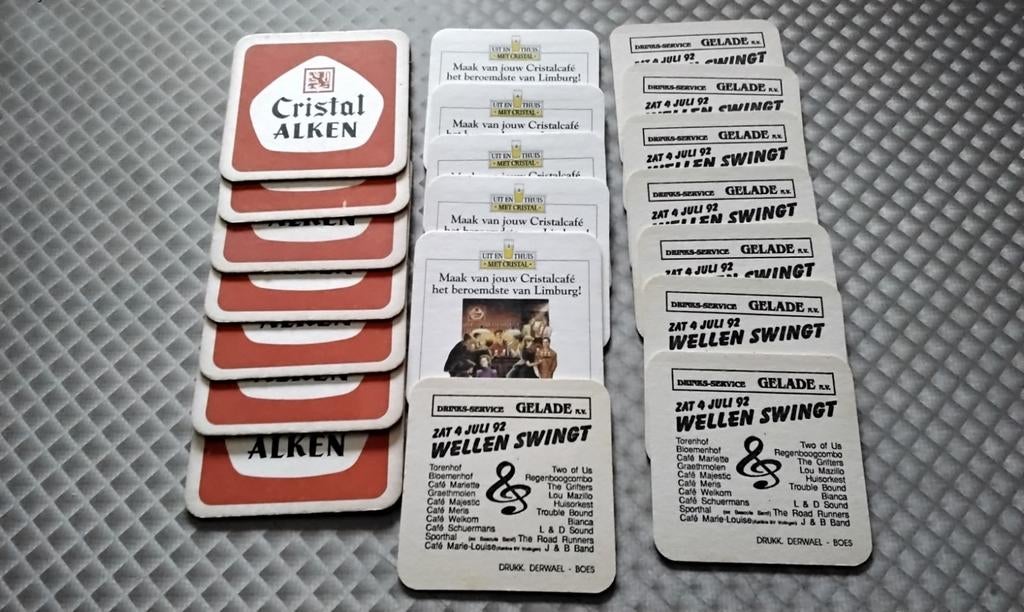 CRISTAL ALKEN bierviltjes, Verzamelen, Ophalen of Verzenden, Zo goed als nieuw
