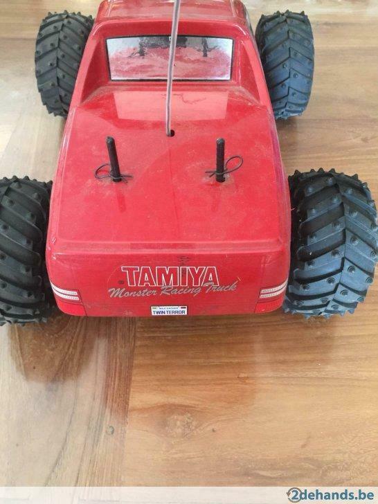 Tamiya racing truck wild dagger zo goed als nieuw en zender, Ophalen of Verzenden, Gebruikt