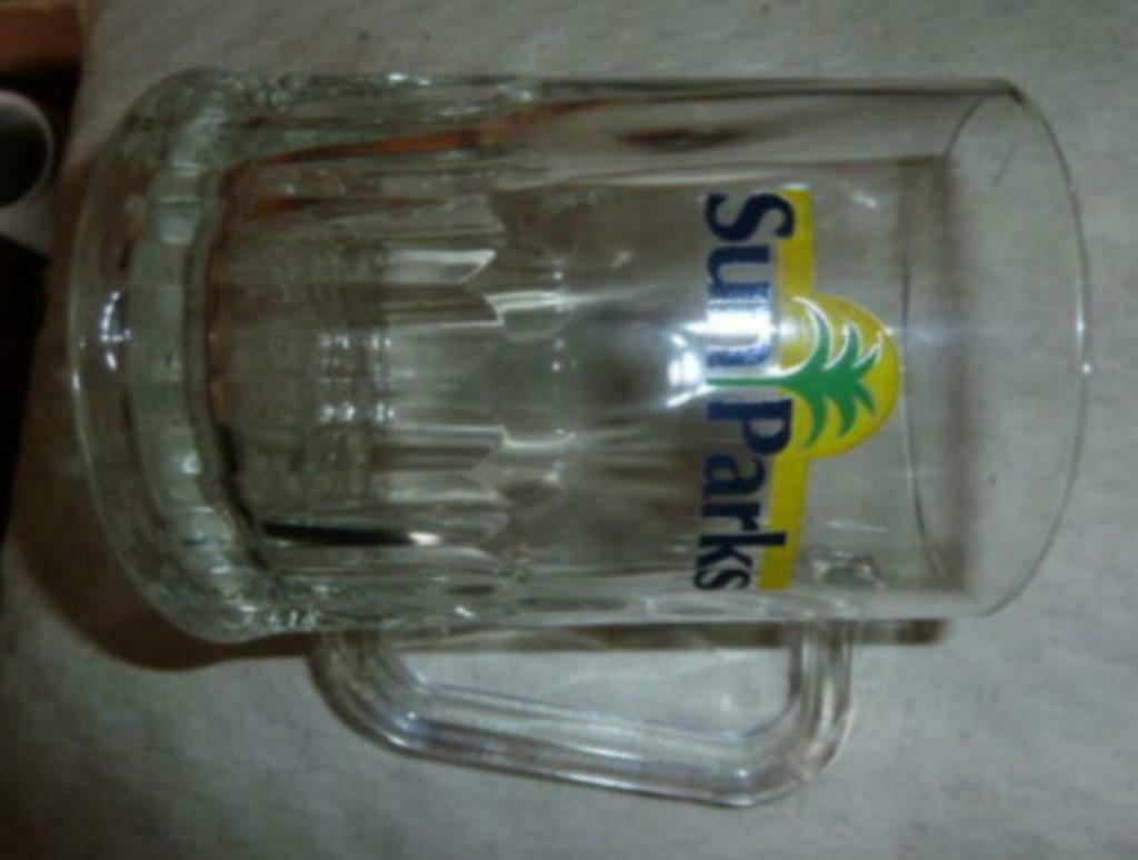 #E bier glas / pul SUNPARKS, Enlèvement ou Envoi, Utilisé, Verre à bière