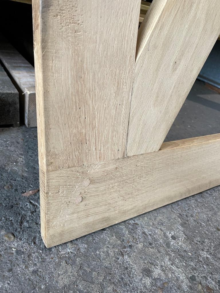 Eiken poortkader 180x100 cm, Tuin en Terras, Tuinpoorten, Ophalen, 100 tot 150 cm, Nieuw, Looppoort