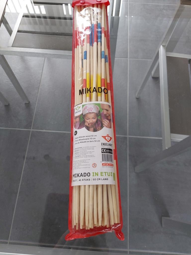 Mikado géant 50 cm, 41 pièces, Enlèvement, Comme neuf
