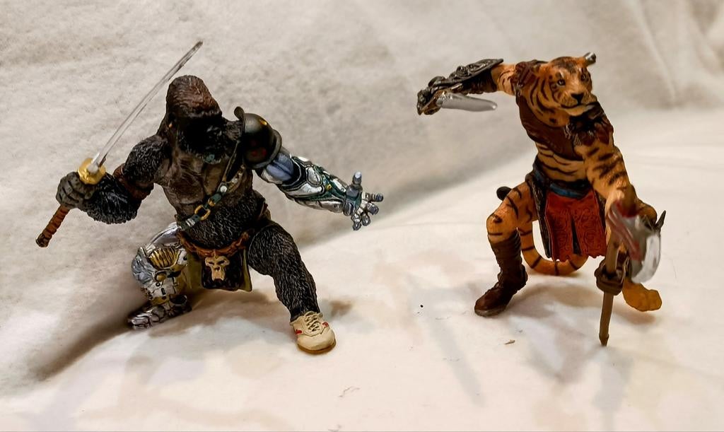 Papo Mutant Gorilla et Mutant Tiger, Enlèvement, Neuf