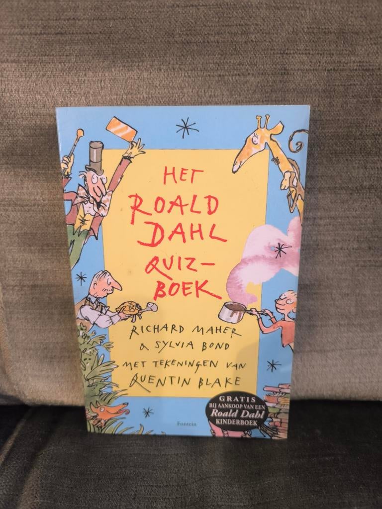 Het Roald Dahl Quizboek, Ophalen, Zo goed als nieuw, Richard Maher & Sylvia Bond, Fictie