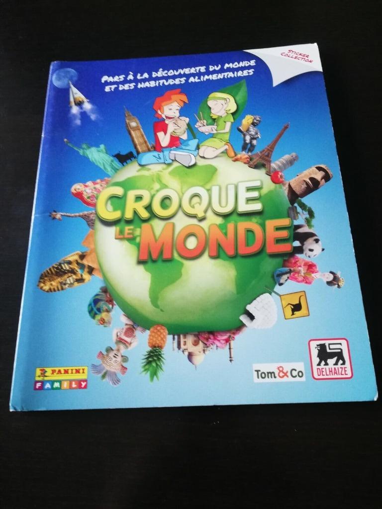 Croque le monde Panini Delhaize stickeralbum, Hobby en Vrije tijd, Stickers en Plaatjes, Ophalen of Verzenden