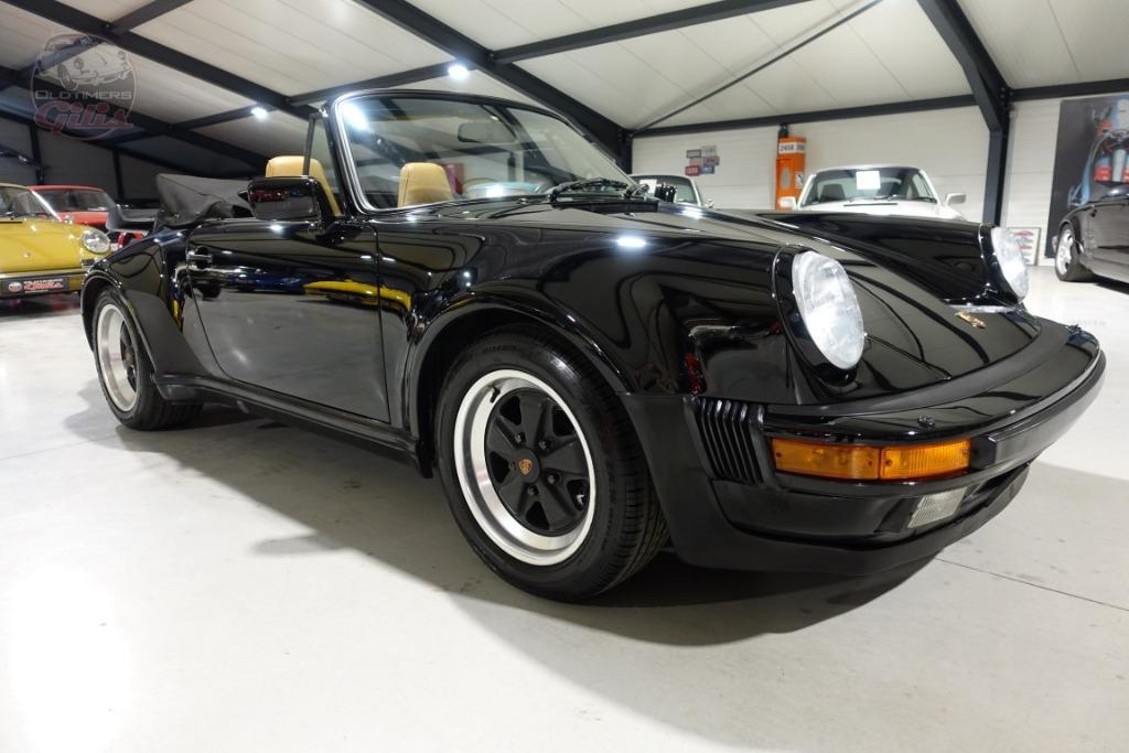 Porsche 930 Turbo cabriolet 1988, Autos, Cuir, Achat, Beige, Entreprise