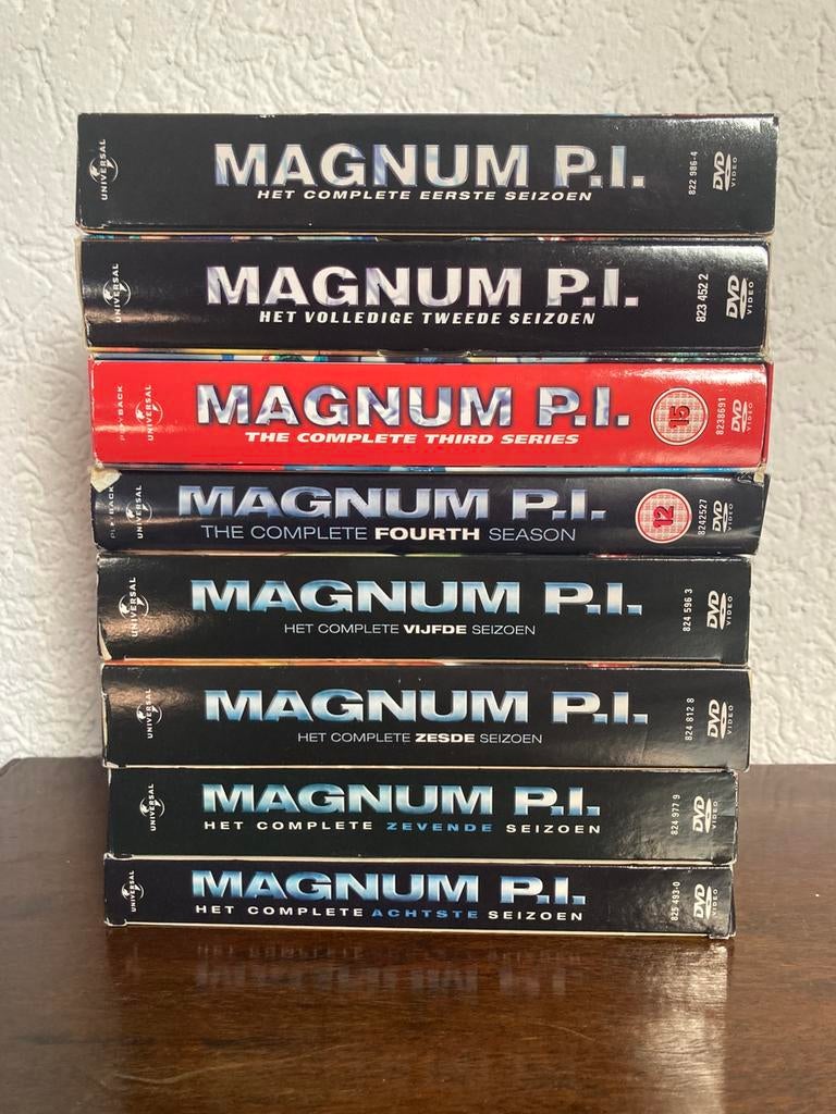 Magnum PI dvd’s - seizoen 1 tot 8 volledige reeks, Verzenden, Zo goed als nieuw