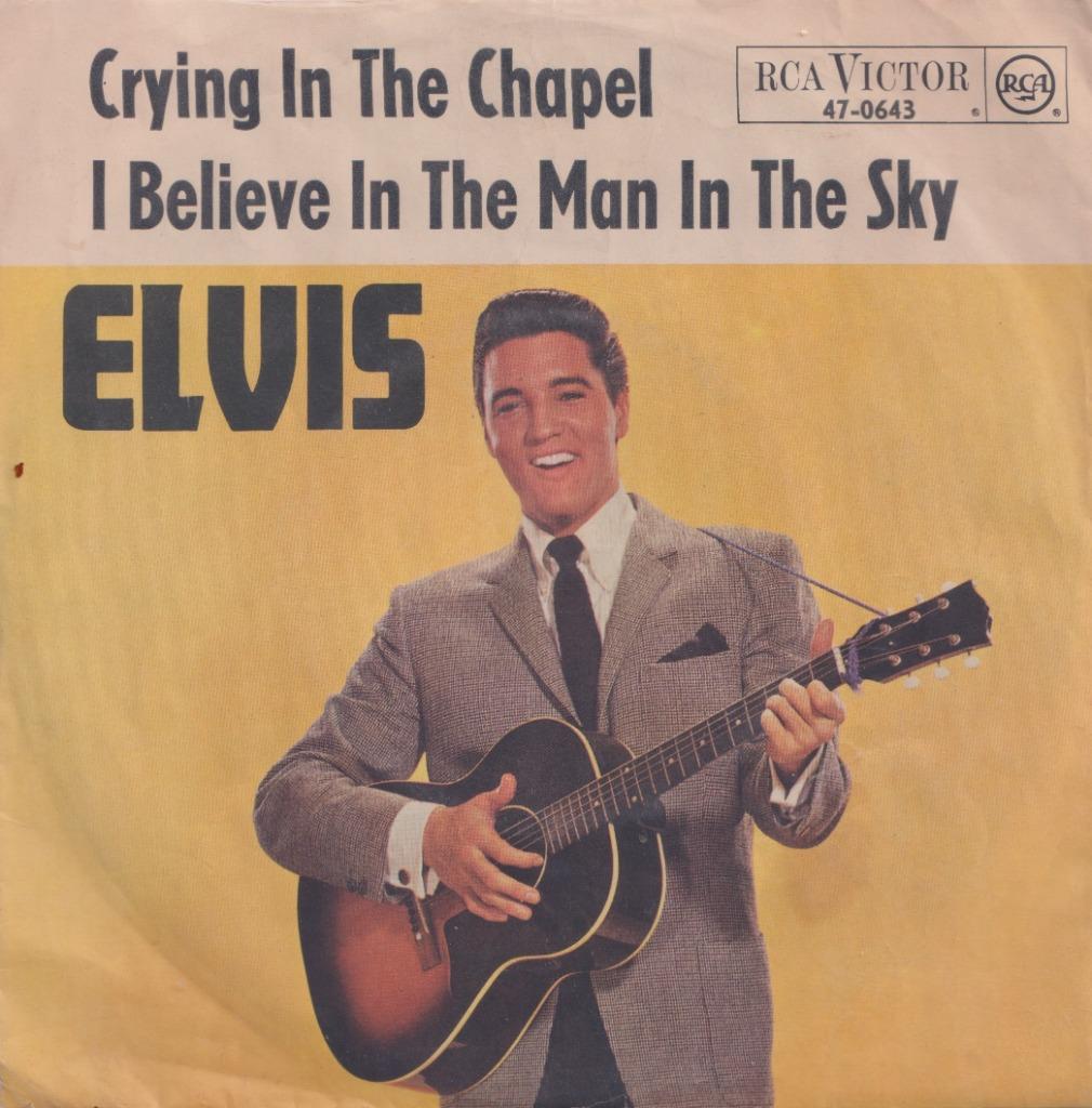 Elvis Presley – Crying in the chapel - Single, Gebruikt, 7 inch, Single, Ophalen of Verzenden