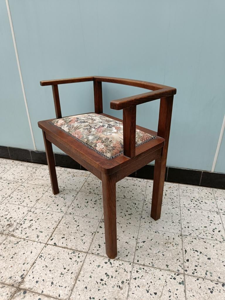 Art Deco stoel / bank / halbank, Ophalen
