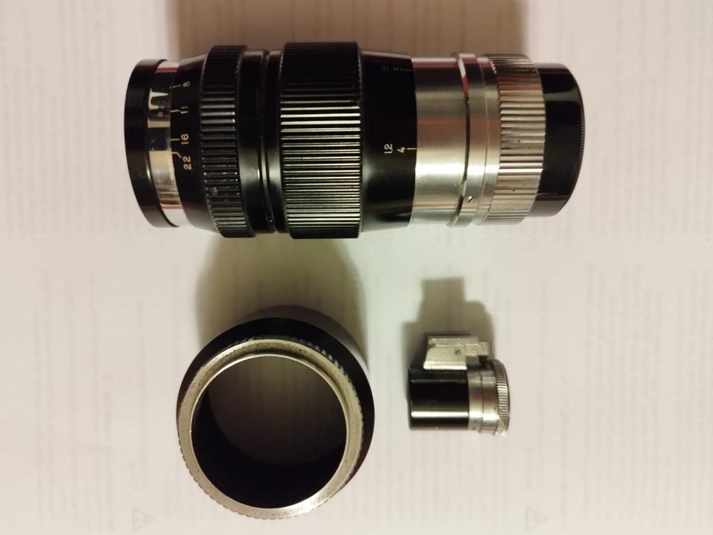 Objectif Kyoei Super-ACall 105 mm f/3,5 pour Leica, Enlèvement
