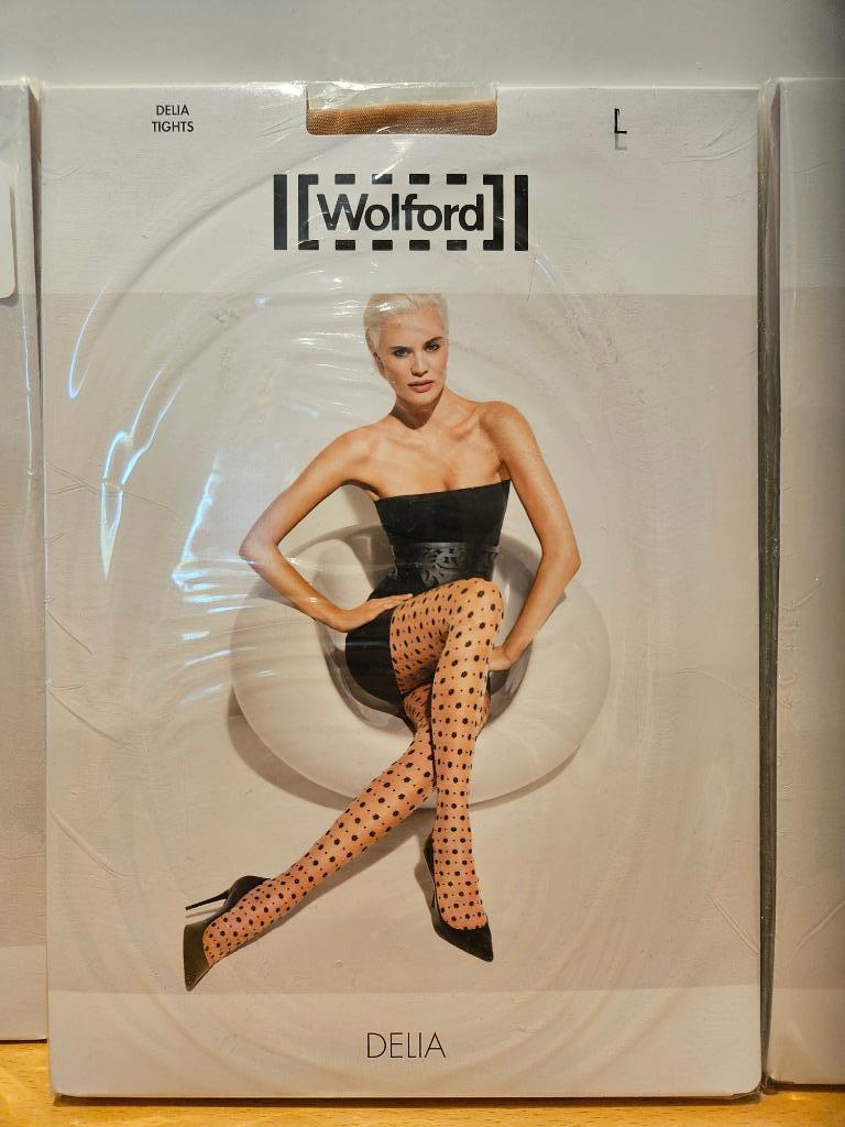 Wolford Delia panty - L, Kleding | Dames, Zwart, Nieuw, Ophalen of Verzenden, Maat 44/46 (L)