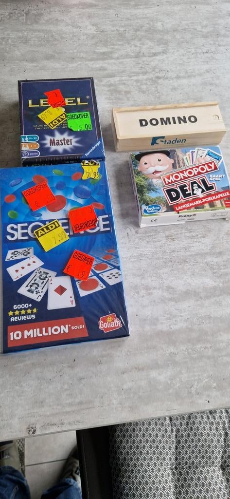 Nieuwe spelletjes, Ophalen, Nieuw