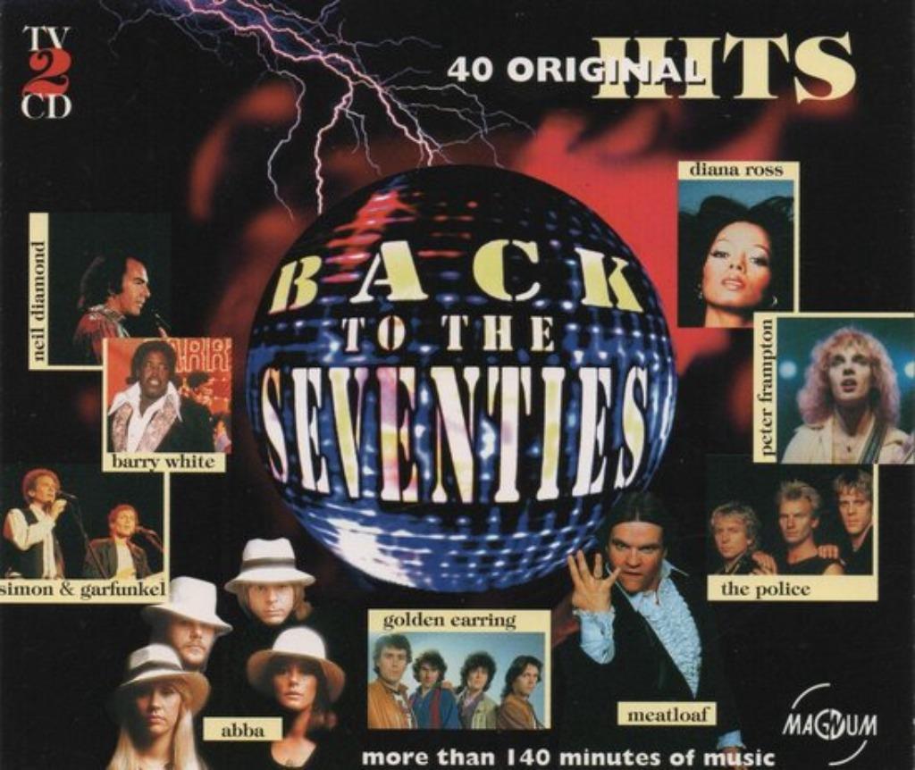 1029 - BACK TO THE SEVENTIES - 40 HITS - 2CD/BOX - NIEUW, Verzenden, Nieuw in verpakking, Pop