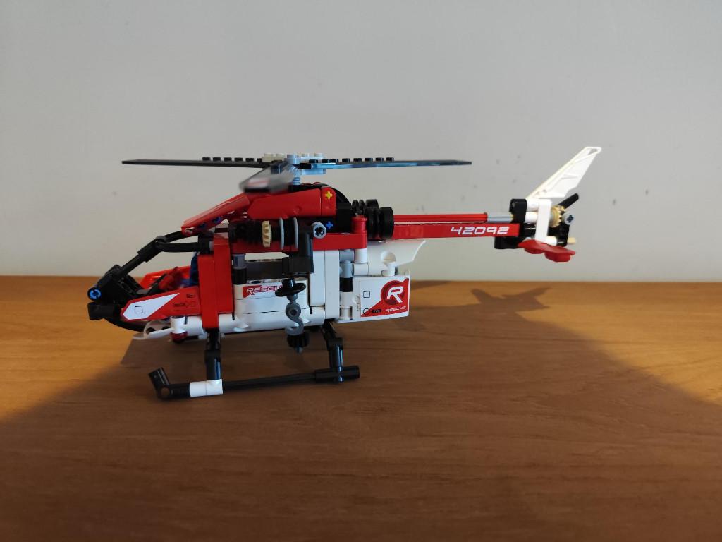 Lego 42092 - Rescue Helicopter, Kinderen en Baby's, Speelgoed | Duplo en Lego, Ophalen of Verzenden, Gebruikt, Complete set, Lego