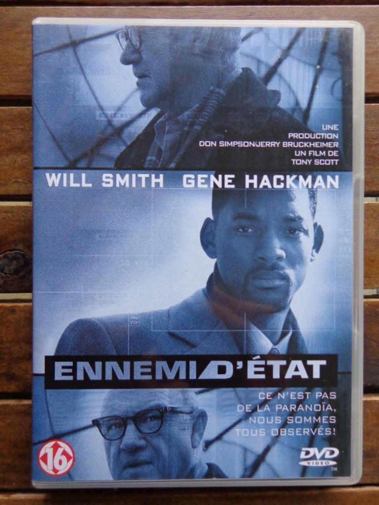 ))) Ennemi d' état  //  W. Smith / Gene Hackman  (((, À partir de 16 ans, Enlèvement ou Envoi, Comme neuf, Thriller d'action