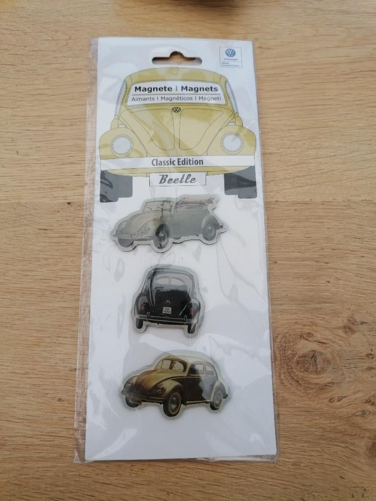 3 magneten volkswagen beetle, Verzamelen, Merken en Reclamevoorwerpen, Ophalen, Nieuw, Gebruiksvoorwerp