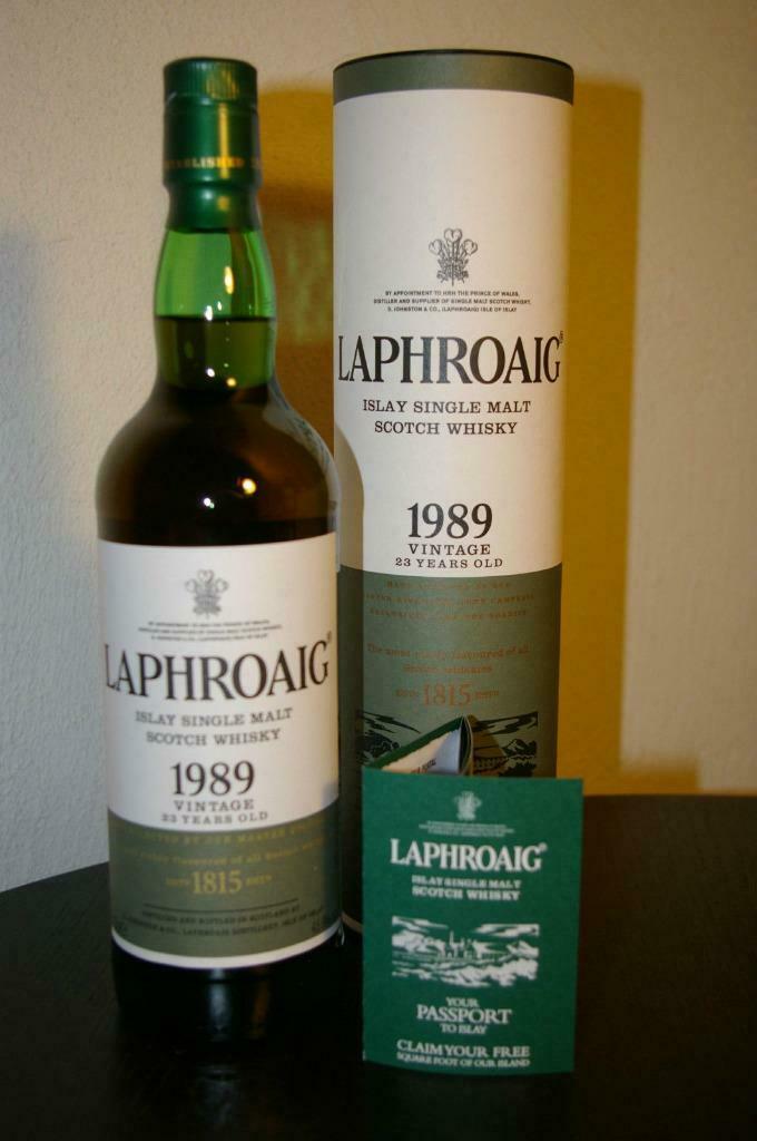 laphroaig vintage 1989 23 jaar limited edition 1800 flessen, Ophalen of Verzenden, Nieuw, Vol