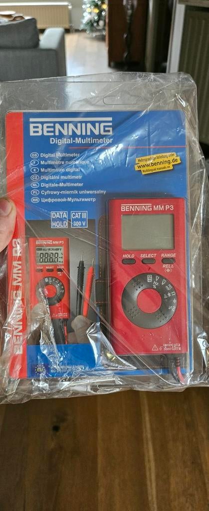 Benning multimeter, Doe-het-zelf en Bouw, Meetapparatuur, Ophalen of Verzenden, Multimeter