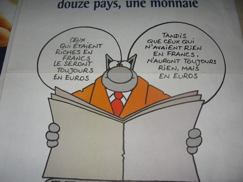 Publicité du Chat de Philippe Geluck lors de la sortie de l', Enlèvement ou Envoi, Neuf, Autres types