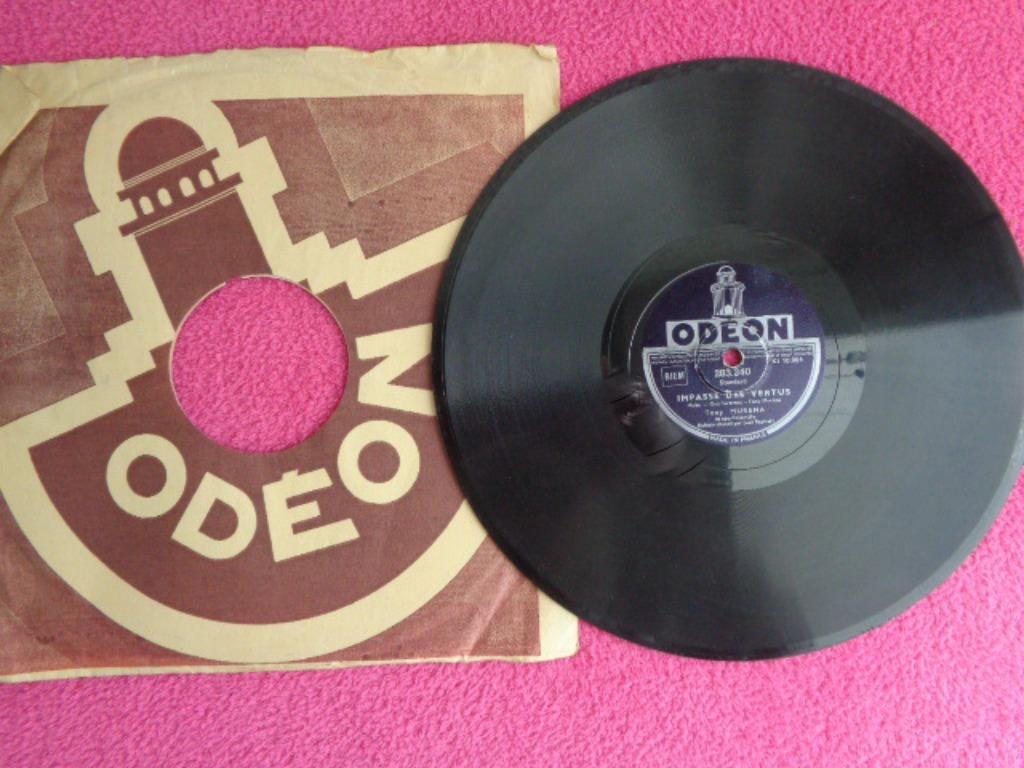 Vinyle accordéon 78 tours. "Tony Murena", Enlèvement ou Envoi, Utilisé, Autres formats