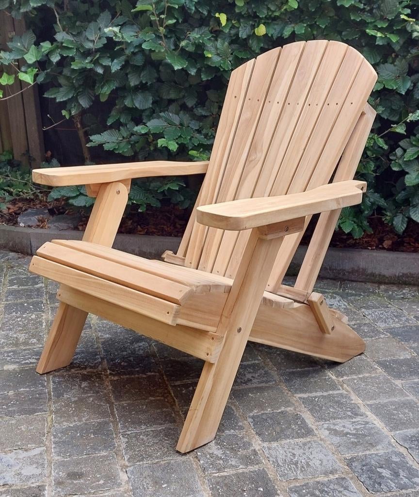 ‼️Stoel ADIRONDACK in Teak 329€‼️, Ophalen, Nieuw, Inklapbaar