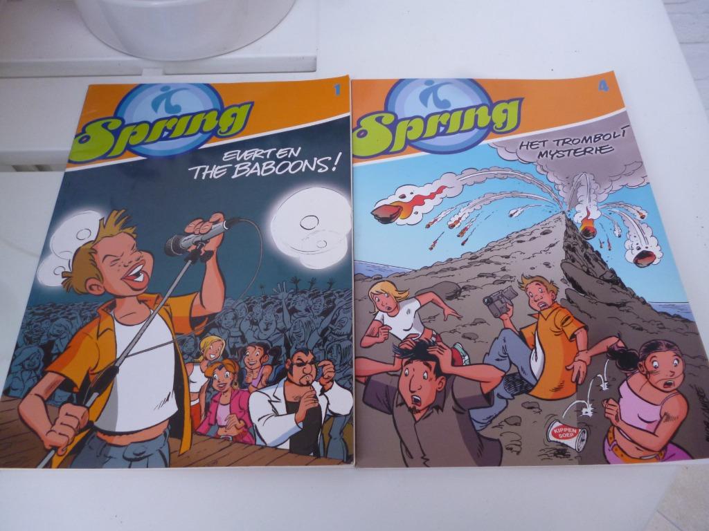Strips Spring nrs 1 en 4, Enlèvement ou Envoi