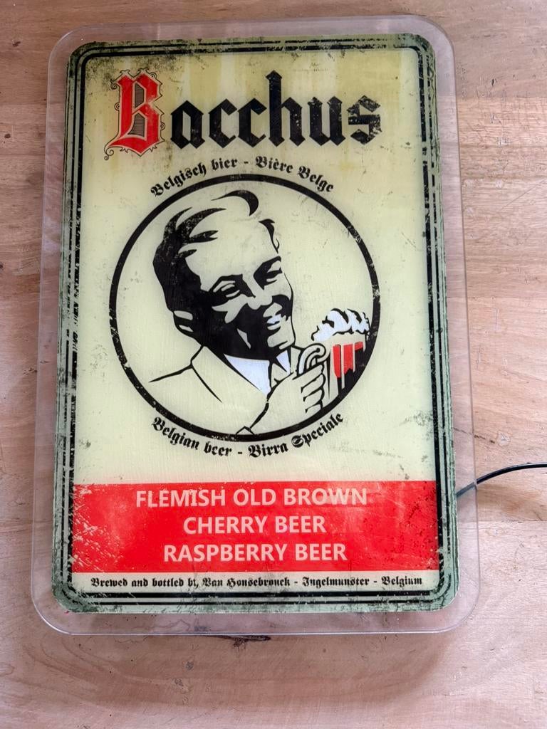 Lichtreclame Bacchus, Verzamelen, Biermerken, Ophalen of Verzenden