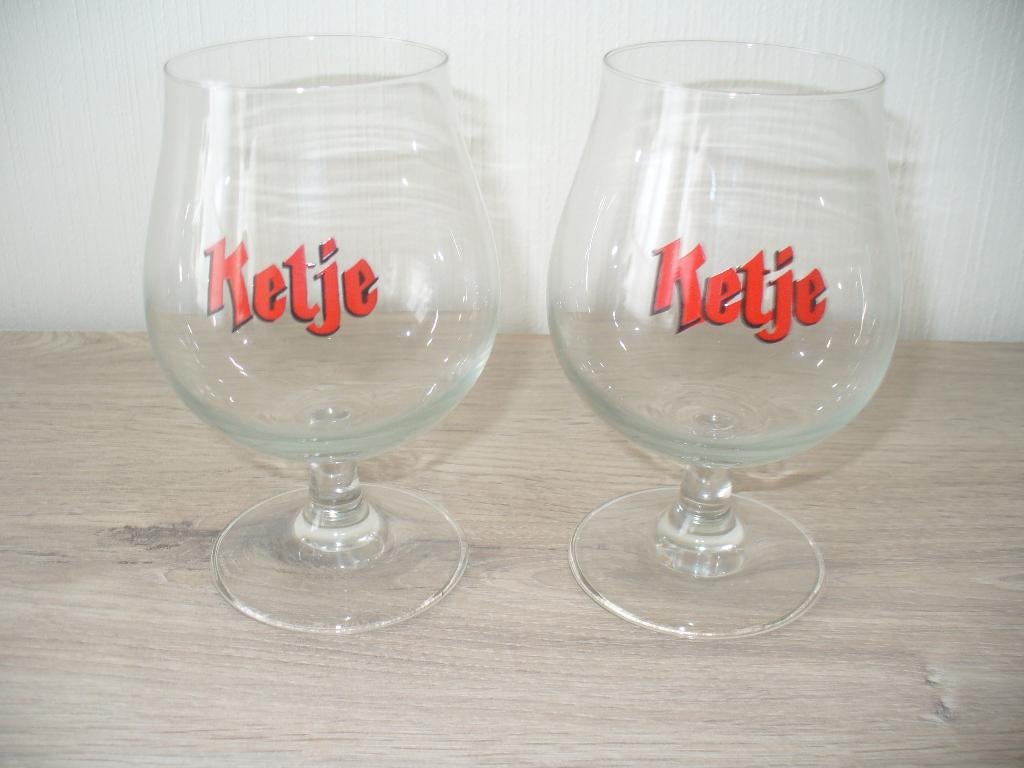 2 Glazen Ketje, Ophalen of Verzenden, Zo goed als nieuw