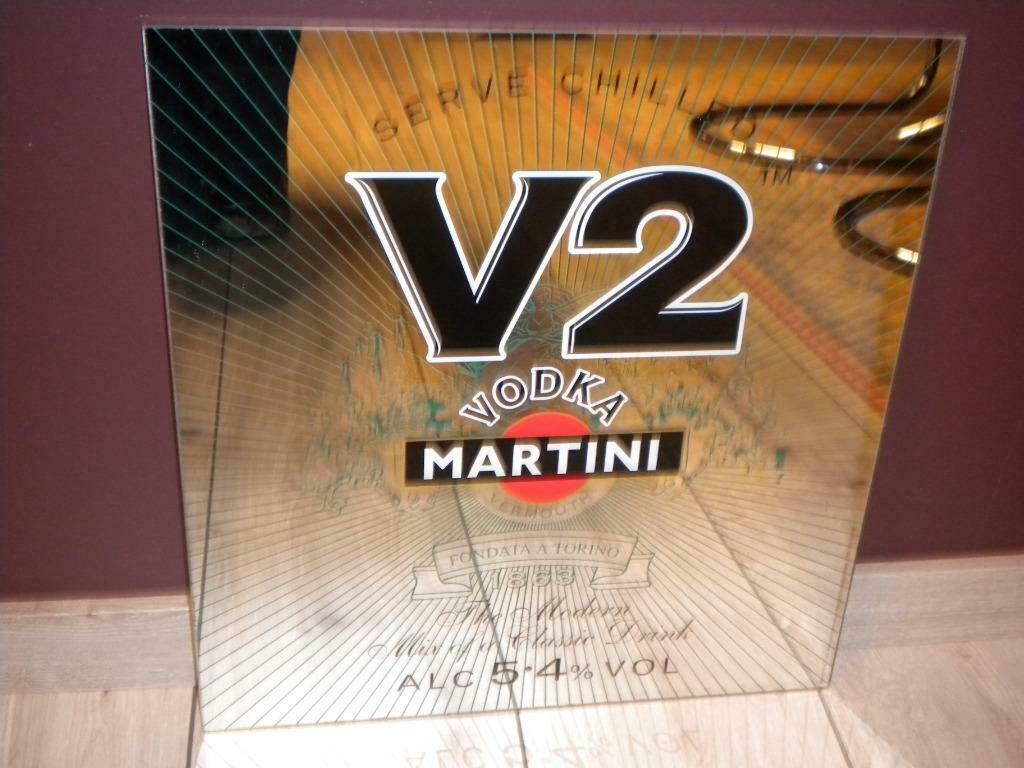 Spiegel martini vodka, Ophalen, Gebruikt, Reclamebord
