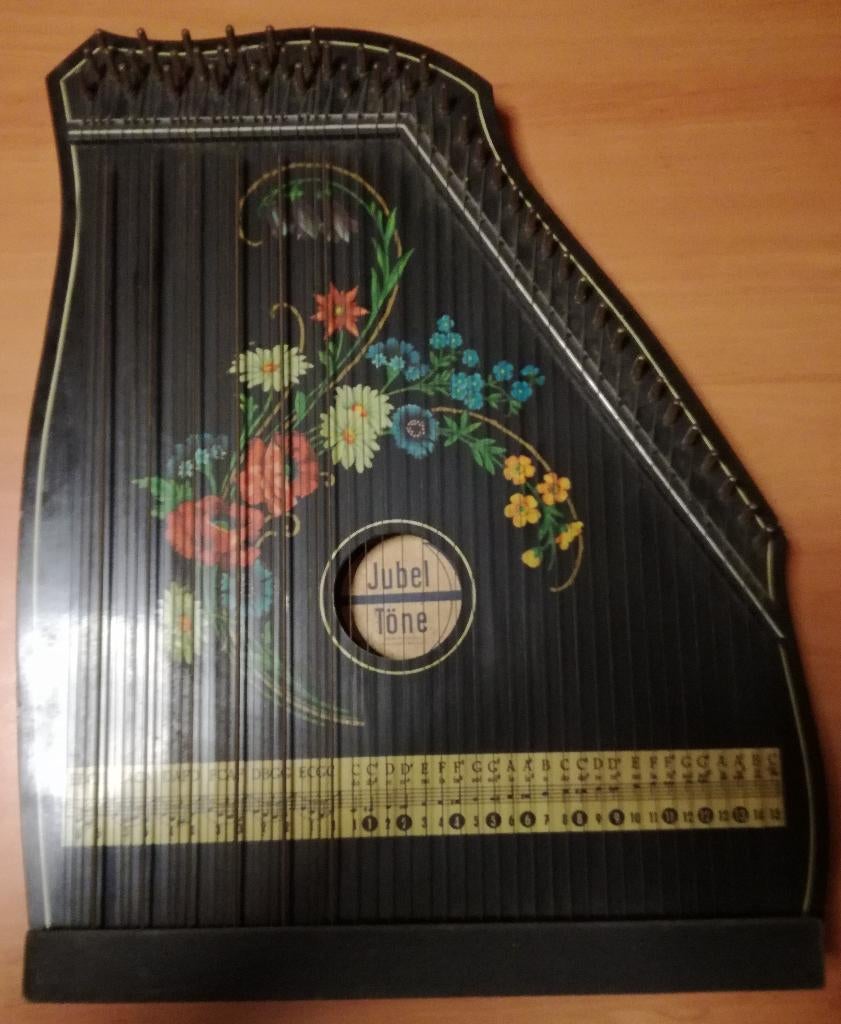 Cither (harp, gitaar-citer) Jübel Tone, Musique & Instruments, Instruments à corde | Harpes, Utilisé, Enlèvement