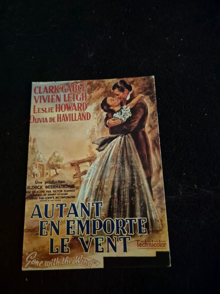 Filmkaart autant en emporte le vent, Enlèvement ou Envoi