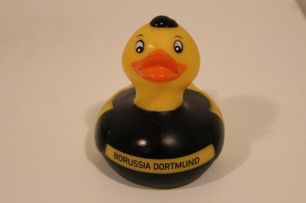 Borussia Dortmund badeend – officiële merchandise, Ophalen of Verzenden, Zo goed als nieuw, Beeldje of Poppetje