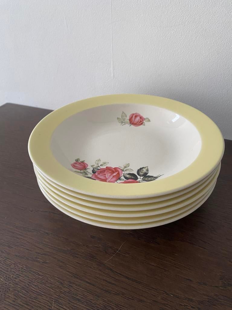 Vintage soepborden Petrus Regout & Co maastricht, Enlèvement