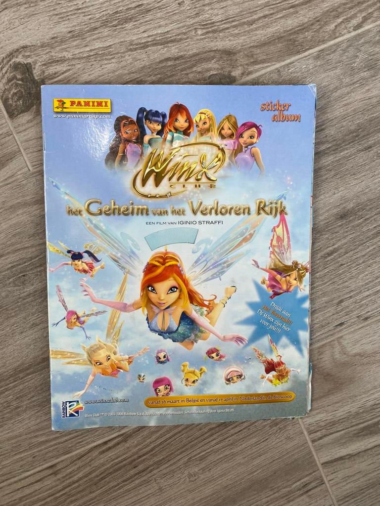 Winx club Panini sticker album Compleet, Ophalen of Verzenden
