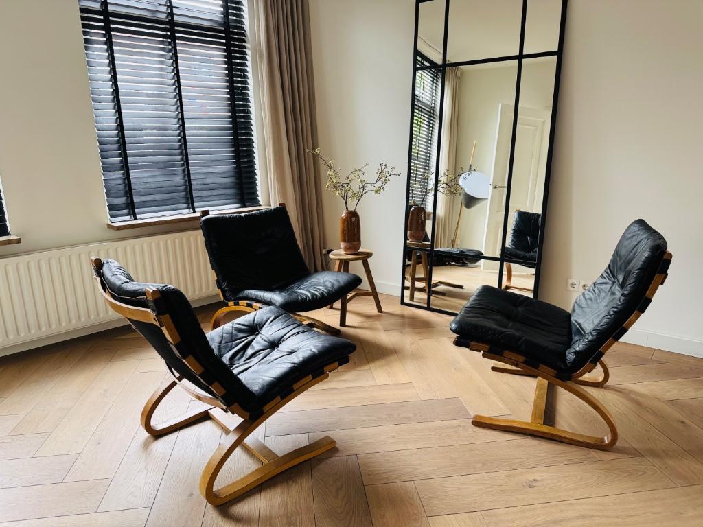 Ingmar relling siesta 3 stuks, Huis en Inrichting, Fauteuils, Ophalen, Gebruikt, Scandinavisch, Leer