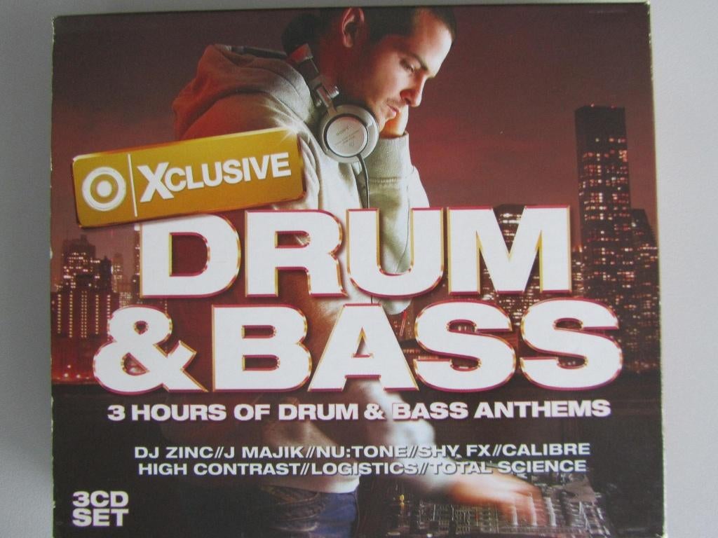3CDBOX XCLUSIVE DRUM & BASS (39 tracks), Cd's en Dvd's, Cd's | Dance en House, Ophalen of Verzenden, Gebruikt, Drum and bass