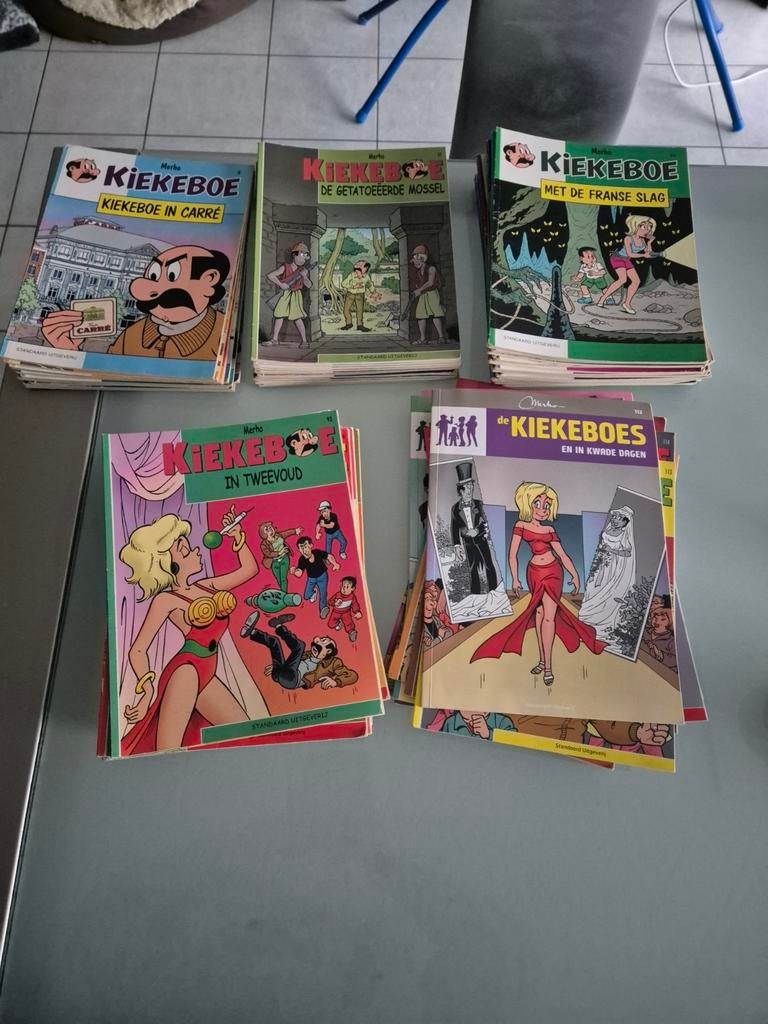 strips kiekeboe, Meerdere stripboeken, Ophalen of Verzenden, Zo goed als nieuw