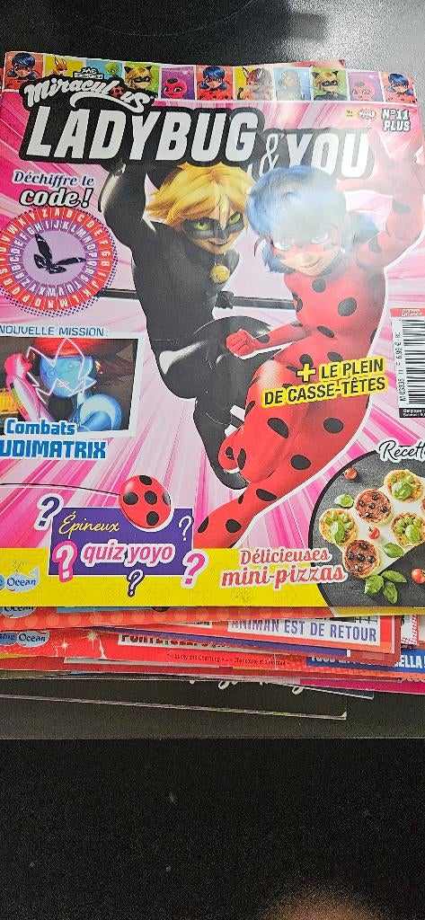Plusieurs Miraculous magazine, Livres, Garçon ou Fille, Enlèvement, Utilisé, 5 ou 6 ans