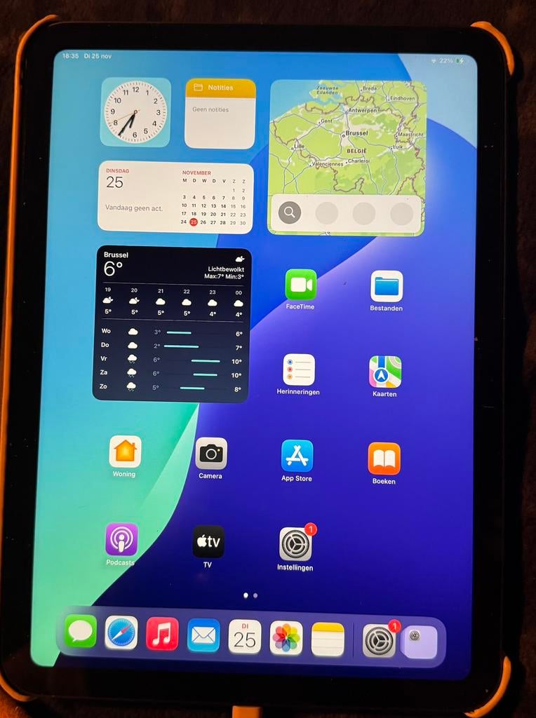 Ipad 10,9” (10th generatie) 256gb, Informatique & Logiciels, Apple iPad Tablettes, Apple iPad, 10 pouces, Comme neuf, Enlèvement