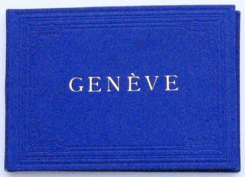 Genève [c. 1890-1900] Leporello 15 ill. Zwitserland Schweiz, Ophalen of Verzenden