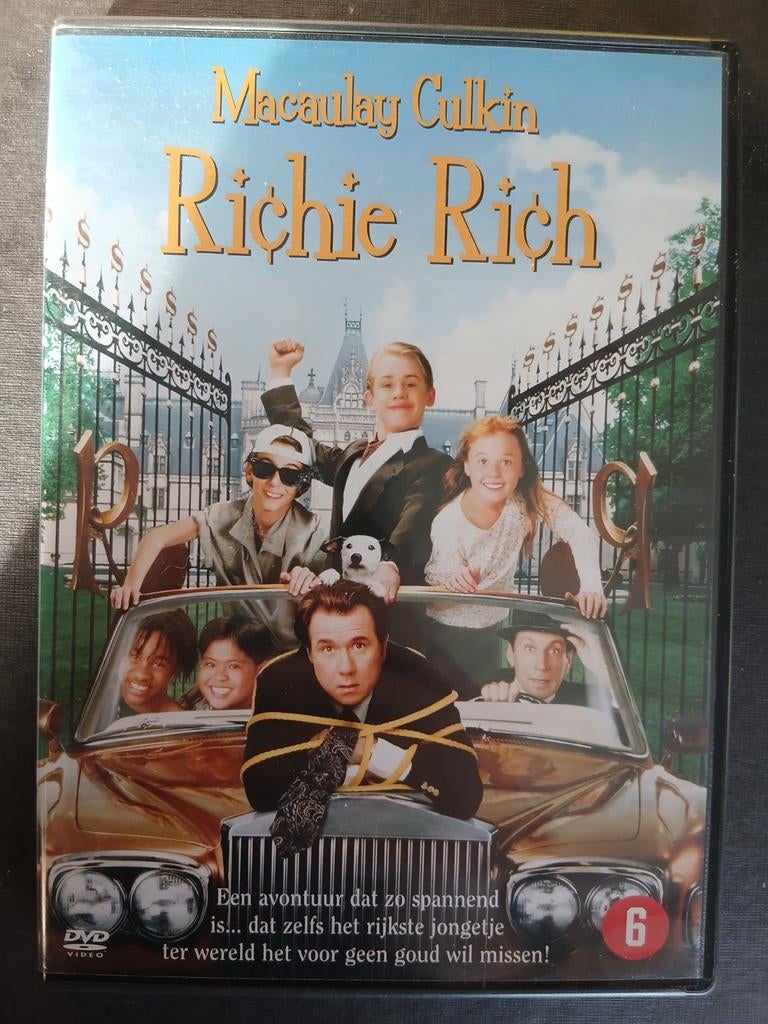 Richie Rich (1994) Macaulay Culkin, Vanaf 6 jaar, Ophalen of Verzenden, Zo goed als nieuw, Romantische komedie