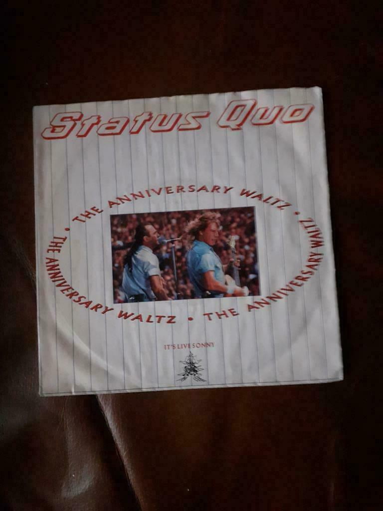 45T Status Quo : Anniversary waltz / Power of rock, Cd's en Dvd's, Vinyl Singles, Ophalen of Verzenden