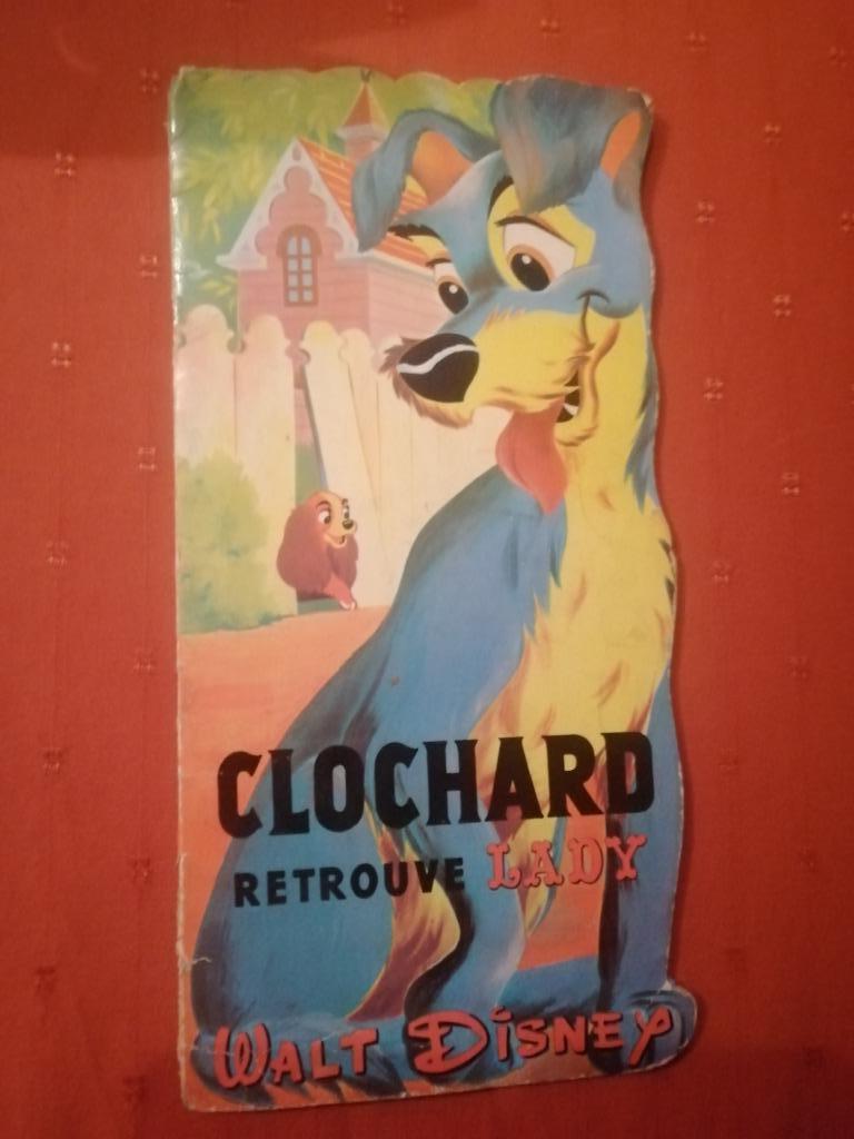 Clochard retrouve Lady Walt Disney 1956 BE  fromages KRAFT, Enlèvement ou Envoi, Utilisé